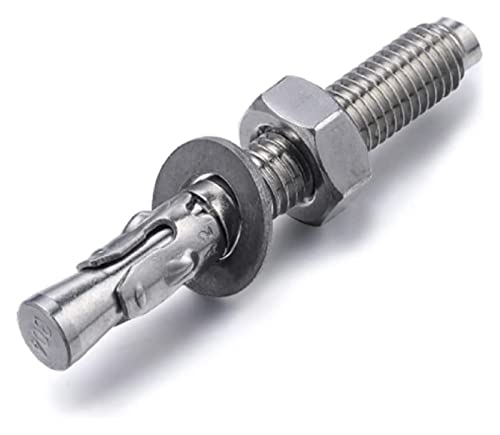 ausgedehnte Schrauben aus Edelstahl, 304 Edelstahl-Expansionsschrauben for Autoreparaturen, Kletternägel mit innerem Zug, Aufzugs-Expansionsbolzen, Autoreparaturschrauben,M6(M8*110[2pcs]) von LKAMCBZMF