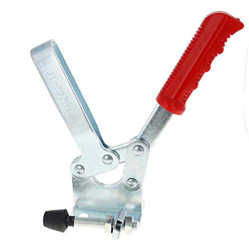 manuelles Werkzeug horizontale Ellbogenklammern, Verstellbarer Kniehebelspanner Horizontal Modell 202FL 227kg 100° 80°(75 77 400 1pcs 200W) von LKAMCBZMF