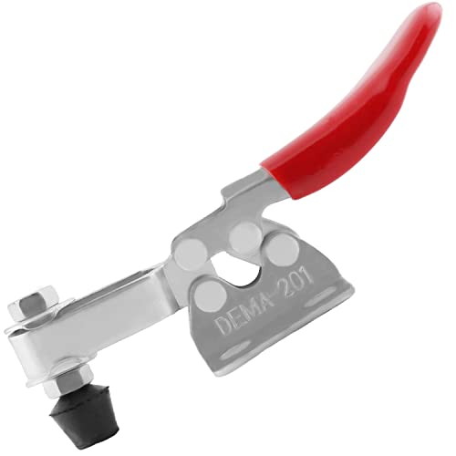 manuelles Werkzeug horizontale Ellbogenklammern, Verstellbarer Kniehebelspanner Horizontal Modell 202FL 227kg 100° 80°(90 80 27 6pcs 201Lengthen) von LKAMCBZMF