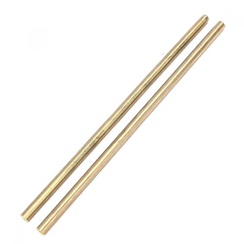 mit einem runden Kupferstab, Brass Round Rod Gold For DIY Craft Pins Lathe Bar Stock 1.6-20mm x 100-450mm(200mm,5Mm 1Pcs) von LKAMCBZMF
