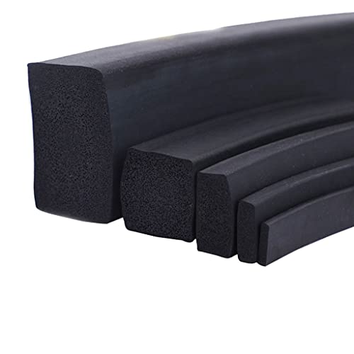 quadratische starre Schwammstreifen, EPDM-Schaumstoff-Dichtungsstreifen for Schranktüren und Fenster, mehrere Größen, 1 Meter(25Mm*30Mm) von LKAMCBZMF