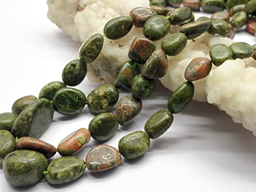 Unakite Tiny Nugget Beads, tumbled 5x5-17x10mm 22 Pieces Approx Unakite Smooth Handmade Gemstone Beads, 8.5 Inch Strand April_18_04-2100 Unakite Tiny Nugget Beads, tumbled 5x5-17x10mm 22 Pieces Approx Unakite Smooth Handmade Gemstone Beads, 8.5 Inch Strand April_18_04-2100 von LKBEADS