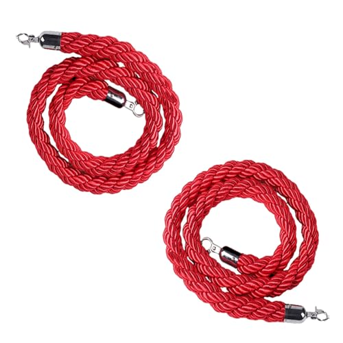 Rungenseil, 2 Stück rote Samtseile for Stützen, 3 Fuß, 3,3 Fuß, 4 Fuß, 5 Fuß, 6 Fuß, Absperrseil, rote Teppichparty/Filmabend/VIP-hängende rote Seile (Farbe: Samt-Goldhaken, Größe: 1,2 m/4 Fuß) Rungenseil, 2 Stück rote Samtseile for Stützen, 3 Fuß, 3,3 Fuß, 4 Fuß, 5 Fuß, 6 Fuß, Absperrseil, rote Teppichparty/Filmabend/VIP-hängende rote Seile (Farbe: Samt-Goldhaken, Größe: 1,2 m/4 Fuß) von LKDCNUP