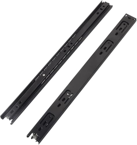 Schubladengleiter, Drawer runners,1 Pair Drawer Slides Full Extension Ball Bearing Rails Track Side Mount for Kitchen/Furniture Drawer 3-Section Sliding Stainless Steel Schubladengleiter, Drawer runners,1 Pair Drawer Slides Full Extension Ball Bearing Rails Track Side Mount for Kitchen/Furniture Drawer 3-Section Sliding Stainless Steel von LKDCNUP