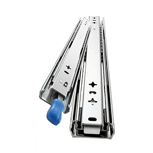 Schubladengleiter, Drawer runners,3-Fold Drawer Slides with Lock Full Extension Ball Bearing Side Mounted Runners Rails Track 485 lb Bearing Capacity Schubladengleiter, Drawer runners,3-Fold Drawer Slides with Lock Full Extension Ball Bearing Side Mounted Runners Rails Track 485 lb Bearing Capacity von LKDCNUP