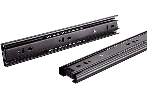 Schubladengleiter, Drawer runners,Ball Bearing Drawer Runner, 3 Section Full Extension Side Mount Drawer Rails Heavy Duty Soft Close Track Guide Load Capacity 90kg, Pack of 2 Schubladengleiter, Drawer runners,Ball Bearing Drawer Runner, 3 Section Full Extension Side Mount Drawer Rails Heavy Duty Soft Close Track Guide Load Capacity 90kg, Pack of 2 von LKDCNUP