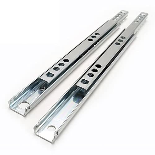 Schubladengleiter, Drawer runners,Full Extension Drawer Runners Ball Bearing Two Way Slide Track Rail, Two Sections Drawer Rails Metal Side Mount Sliding Track, Set of 2 Schubladengleiter, Drawer runners,Full Extension Drawer Runners Ball Bearing Two Way Slide Track Rail, Two Sections Drawer Rails Metal Side Mount Sliding Track, Set of 2 von LKDCNUP