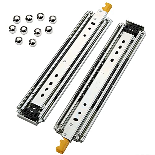 Schubladengleiter, Drawer runners,Heavy Duty Locking Drawer Slides Telescoping Slide Track with Double Lock, Soft Close Drawer Runners Industrial Ball Bearing Sliding Rails Schubladengleiter, Drawer runners,Heavy Duty Locking Drawer Slides Telescoping Slide Track with Double Lock, Soft Close Drawer Runners Industrial Ball Bearing Sliding Rails von LKDCNUP
