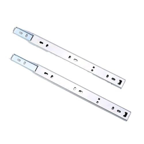 Schubladengleiter, Drawer runners,Metal Sliding Rails 2 Section Ball Bearing Drawer Slides, Side Mount Full Extension Two Way Slide Track Rail, Load Capacity 15kg, Set of 2 Schubladengleiter, Drawer runners,Metal Sliding Rails 2 Section Ball Bearing Drawer Slides, Side Mount Full Extension Two Way Slide Track Rail, Load Capacity 15kg, Set of 2 von LKDCNUP