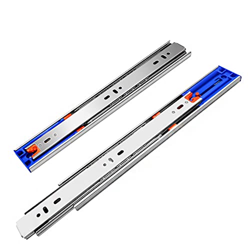 Schubladengleiter, Drawer runners,Slides Track for Drawer, Hardware Furniture Drawer Runner, Soft Close Ball Bearing Sliding Rails, Steel Damping Buffer Guides, Pack of 2 von LKDCNUP