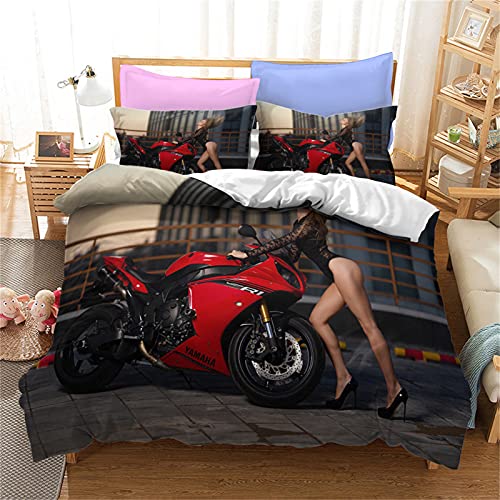 LKFFHAVD Sexy Schönheitsmuster Bettwäsche-Sets, Schönheit Bettbezug 3D-Druck Für Erwachsene Und Jugendliche Duvet Cover + Kissenbezüge (ohne Tröster) (135 x 200 cm,2) von LKFFHAVD
