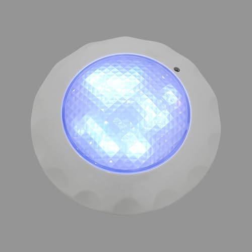 LKHDONG 45W RGB LED Poolbeleuchtung Unterwasser Schwimmbadleuchten Poolleuchte Unterwasserscheinwerfer mit Fernbedienung Poolscheinwerfer IP68 Wasserdicht Pool Lampe 12V AC von LKHDONG