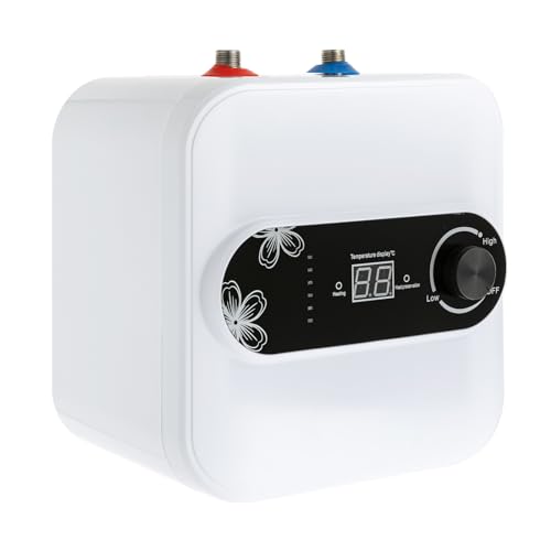 LKHDONG Durchlauferhitzer 8L Warmwasserspeicher Untertischgerät 1500W Boiler mit LED Temperaturanzeige 30-65°C Mini Durchlauferhitzer Warmwasserbereitung für Küche, Handwaschbecken LKHDONG Durchlauferhitzer 8L Warmwasserspeicher Untertischgerät 1500W Boiler mit LED Temperaturanzeige 30-65°C Mini Durchlauferhitzer Warmwasserbereitung für Küche, Handwaschbecken von LKHDONG