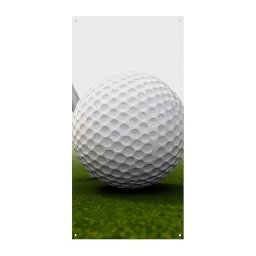 Golfball-Türbanner, saisonale vertikale Türabdeckung, Dekoration, langlebiger Hintergrund für Party, Veranda, Eingang, Garten, Dekoration, 178 x 80 cm von LKHDS