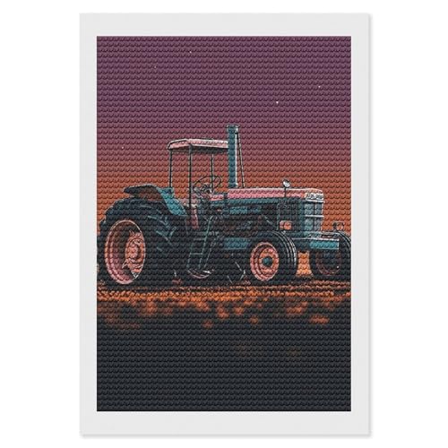 LKHDS Ästhetisches Traktor-Diamant-Malset für Erwachsene, vollständiger runder Bohrer, DIY-Diamantkunst, 5D-Edelsteinkunst und Handwerk für Heimdekoration, 20,3 x 30,5 cm LKHDS Ästhetisches Traktor-Diamant-Malset für Erwachsene, vollständiger runder Bohrer, DIY-Diamantkunst, 5D-Edelsteinkunst und Handwerk für Heimdekoration, 20,3 x 30,5 cm von LKHDS