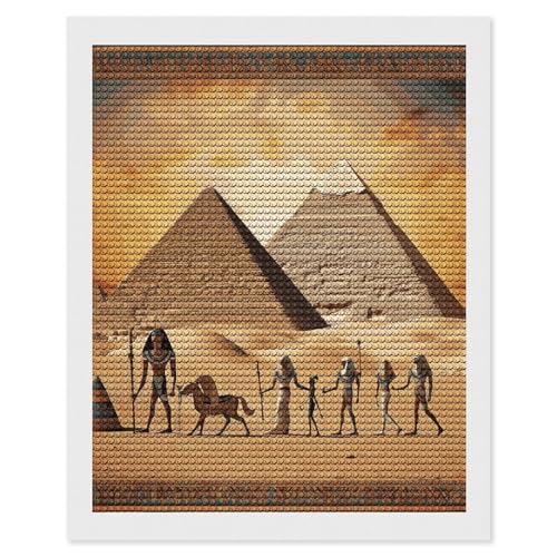 LKHDS Altes Ägypten Diamant-Malerei-Set für Erwachsene, runder Bohrer, DIY-Diamantkunst, 5D-Edelsteinkunst und Handwerk für Heimdekoration, 40,6 x 50,8 cm LKHDS Altes Ägypten Diamant-Malerei-Set für Erwachsene, runder Bohrer, DIY-Diamantkunst, 5D-Edelsteinkunst und Handwerk für Heimdekoration, 40,6 x 50,8 cm von LKHDS