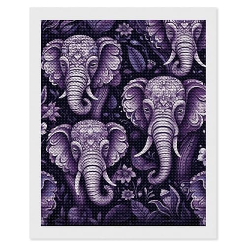 LKHDS Cartoon-Diamant-Malerei-Set mit niedlichem Elefant für Erwachsene, runder Bohrer, DIY-Diamantkunst, 5D-Edelsteinkunst und Handwerk für Heimdekoration, 40,6 x 50,8 cm LKHDS Cartoon-Diamant-Malerei-Set mit niedlichem Elefant für Erwachsene, runder Bohrer, DIY-Diamantkunst, 5D-Edelsteinkunst und Handwerk für Heimdekoration, 40,6 x 50,8 cm von LKHDS