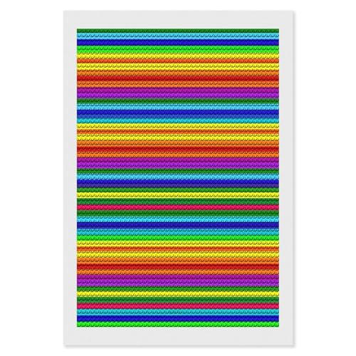 LKHDS Diamant-Malset mit Regenbogenmuster für Erwachsene, runder Bohrer, DIY-Diamantkunst, 5D-Edelsteinkunst und Handwerk für Heimdekoration, 20,3 x 30,5 cm LKHDS Diamant-Malset mit Regenbogenmuster für Erwachsene, runder Bohrer, DIY-Diamantkunst, 5D-Edelsteinkunst und Handwerk für Heimdekoration, 20,3 x 30,5 cm von LKHDS