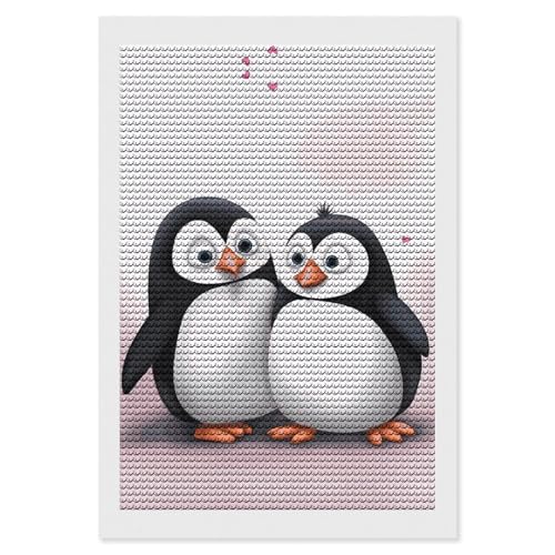 LKHDS I Love Penguins Diamant-Malset für Erwachsene, runder Bohrer, DIY-Diamantkunst, 5D-Edelsteinkunst und Handwerk für Heimdekoration, 20,3 x 30,5 cm LKHDS I Love Penguins Diamant-Malset für Erwachsene, runder Bohrer, DIY-Diamantkunst, 5D-Edelsteinkunst und Handwerk für Heimdekoration, 20,3 x 30,5 cm von LKHDS