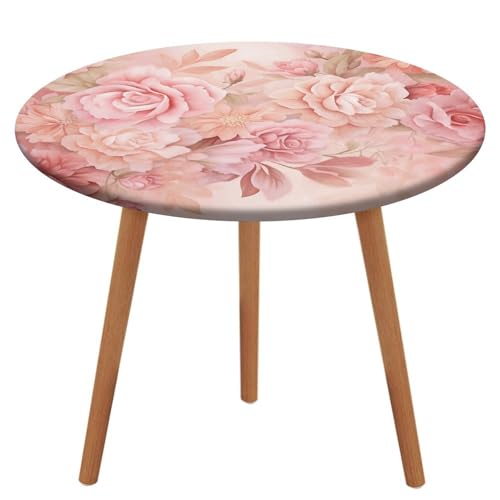 LKHDS Roses and Flowers Round Table Cover with Elastic Edge Wipe Clean Table Cover Waterproof Oil Proof Table Cover Fits Round Tables for Dinner Outdoor Picnic LKHDS Roses and Flowers Round Table Cover with Elastic Edge Wipe Clean Table Cover Waterproof Oil Proof Table Cover Fits Round Tables for Dinner Outdoor Picnic von LKHDS