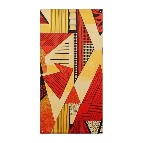 Türbanner im afrikanischen Stil, saisonale vertikale Türabdeckung, Dekoration, langlebiger Hintergrund für Party, Veranda, Eingang, Garten, Dekoration, 178 x 80 cm von LKHDS