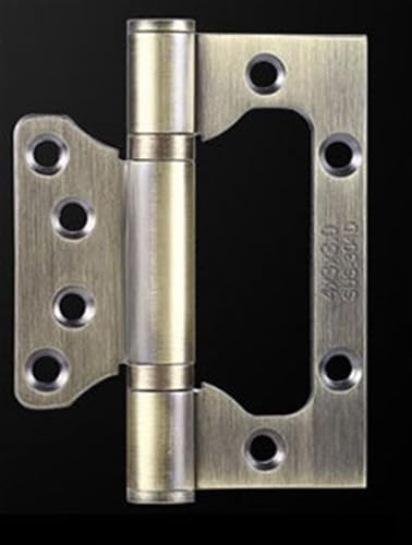 1pair (2pcs) Edelstahl 304 Türscharniergröße 4 Zoll 5 Zoll Badezimmer Hardware-Türanschläge Schwarzer Bronze-Tür-Pivot (SS, 5in-3-2.5) Made in China von LKHGTR