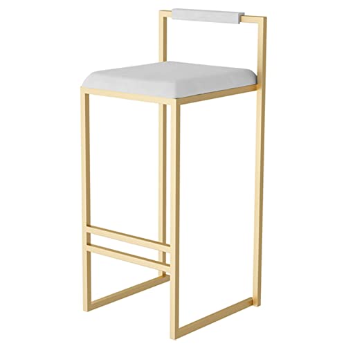 Family Bar Stuhl Hochhocker Barhocker Set von 2 Quadratmeter Samt Sitz Barhocker mit schwarzen Küchenfrühstückstühlen #1 Grey + Schwarzer Rahmen 65 cm Sitzhöhe (Weiß + Gold Rahmen #3 Made in China Family Bar Stuhl Hochhocker Barhocker Set von 2 Quadratmeter Samt Sitz Barhocker mit schwarzen Küchenfrühstückstühlen #1 Grey + Schwarzer Rahmen 65 cm Sitzhöhe (Weiß + Gold Rahmen #3 Made in China von LKHGTR