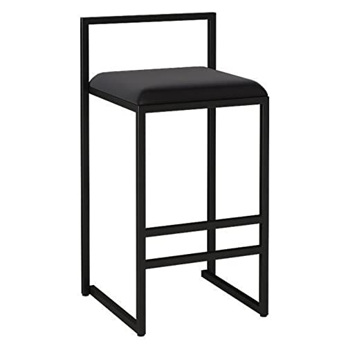 Family Bar Stuhlhocker Hochhocker Barhocker Set von 2 Quadratmeter -Samt -Sitzbars mit schwarzen, Küchenfrühstückstühlen #1 Grey + Schwarzer Rahmen 65 cm Sitzhöhe (schwarz + schwarzer Rahmen #2 Made Family Bar Stuhlhocker Hochhocker Barhocker Set von 2 Quadratmeter -Samt -Sitzbars mit schwarzen, Küchenfrühstückstühlen #1 Grey + Schwarzer Rahmen 65 cm Sitzhöhe (schwarz + schwarzer Rahmen #2 Made von LKHGTR
