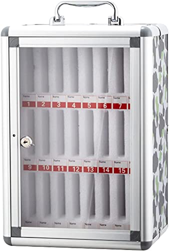 LKHGTR Aluminium-Legierungs-Handys Speicherschrank Clear Mobile Storage Box mit tragbaren Key Lock & Handschrift Tags für Office Classroom Factory Workshop, Silver-24 Made in China LKHGTR Aluminium-Legierungs-Handys Speicherschrank Clear Mobile Storage Box mit tragbaren Key Lock & Handschrift Tags für Office Classroom Factory Workshop, Silver-24 Made in China von LKHGTR