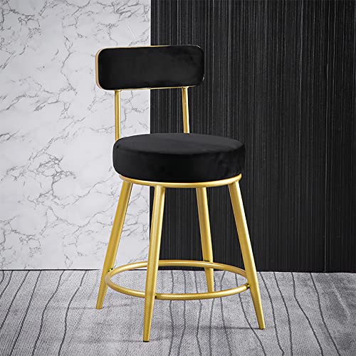 LKHGTR Bar Height Family Stool Bar Stuhl Barhocker, samt hohe Barstühle Moderne gepolsterte Barhöhe Stuhl mit Rücken/Fußstütze, Küchenhocker für Insel/Heimbar/Esszimmer/Esszimmer/Made in China LKHGTR Bar Height Family Stool Bar Stuhl Barhocker, samt hohe Barstühle Moderne gepolsterte Barhöhe Stuhl mit Rücken/Fußstütze, Küchenhocker für Insel/Heimbar/Esszimmer/Esszimmer/Made in China von LKHGTR