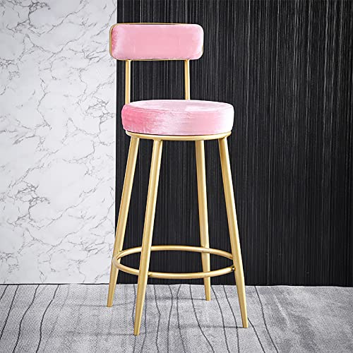 LKHGTR Bar Height Family Stool Bar Stuhl Barhocker, samt hohe Barstühle Moderne gepolsterte Barhöhe Stuhl mit Rücken/Fußstütze, Küchenhocker für Insel/Heimbar/Esszimmer/Esszimmer/Made in China LKHGTR Bar Height Family Stool Bar Stuhl Barhocker, samt hohe Barstühle Moderne gepolsterte Barhöhe Stuhl mit Rücken/Fußstütze, Küchenhocker für Insel/Heimbar/Esszimmer/Esszimmer/Made in China von LKHGTR