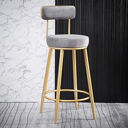 LKHGTR Bar Height Family Stool Bar Stuhl Barhocker, samt hohe Barstühle Moderne gepolsterte Barhöhe Stuhl mit Rücken/Fußstütze, Küchenhocker für Insel/Heimbar/Esszimmer/Esszimmer/Made in China LKHGTR Bar Height Family Stool Bar Stuhl Barhocker, samt hohe Barstühle Moderne gepolsterte Barhöhe Stuhl mit Rücken/Fußstütze, Küchenhocker für Insel/Heimbar/Esszimmer/Esszimmer/Made in China von LKHGTR