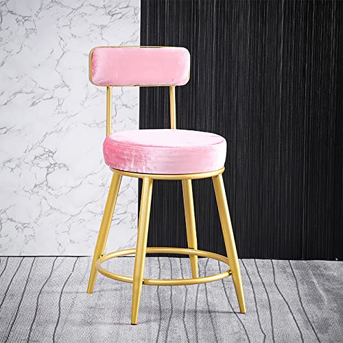 LKHGTR Bar Height Family Stool Bar Stuhl Barhocker, samt hohe Barstühle Moderne gepolsterte Barhöhe Stuhl mit Rücken/Fußstütze, Küchenhocker für Insel/Heimbar/Esszimmer/Esszimmer/Made in China LKHGTR Bar Height Family Stool Bar Stuhl Barhocker, samt hohe Barstühle Moderne gepolsterte Barhöhe Stuhl mit Rücken/Fußstütze, Küchenhocker für Insel/Heimbar/Esszimmer/Esszimmer/Made in China von LKHGTR