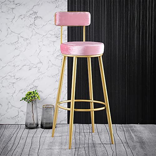LKHGTR Bar Height Family Stool Bar Stuhl Barhocker, samt hohe Barstühle Moderne gepolsterte Barhöhe Stuhl mit Rücken/Fußstütze, Küchenhocker für Insel/Heimbar/Esszimmer/Esszimmer/Made in China LKHGTR Bar Height Family Stool Bar Stuhl Barhocker, samt hohe Barstühle Moderne gepolsterte Barhöhe Stuhl mit Rücken/Fußstütze, Küchenhocker für Insel/Heimbar/Esszimmer/Esszimmer/Made in China von LKHGTR
