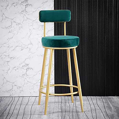 LKHGTR Bar Height Family Stool Bar Stuhl Barhocker, samt hohe Barstühle Moderne gepolsterte Barhöhe Stuhl mit Rücken/Fußstütze, Küchenhocker für Insel/Heimbar/Esszimmer/Esszimmer/Made in China LKHGTR Bar Height Family Stool Bar Stuhl Barhocker, samt hohe Barstühle Moderne gepolsterte Barhöhe Stuhl mit Rücken/Fußstütze, Küchenhocker für Insel/Heimbar/Esszimmer/Esszimmer/Made in China von LKHGTR