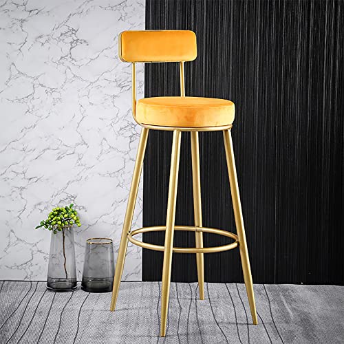 LKHGTR Bar Height Family Stool Bar Stuhl Barhocker, samt hohe Barstühle Moderne gepolsterte Barhöhe Stuhl mit Rücken/Fußstütze, Küchenhocker für Insel/Heimbar/Esszimmer/Esszimmer/Made in China LKHGTR Bar Height Family Stool Bar Stuhl Barhocker, samt hohe Barstühle Moderne gepolsterte Barhöhe Stuhl mit Rücken/Fußstütze, Küchenhocker für Insel/Heimbar/Esszimmer/Esszimmer/Made in China von LKHGTR