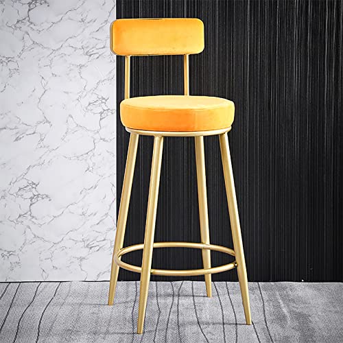 LKHGTR Bar Height Family Stool Bar Stuhl Barhocker, samt hohe Barstühle Moderne gepolsterte Barhöhe Stuhl mit Rücken/Fußstütze, Küchenhocker für Insel/Heimbar/Esszimmer/Esszimmer/Made in China LKHGTR Bar Height Family Stool Bar Stuhl Barhocker, samt hohe Barstühle Moderne gepolsterte Barhöhe Stuhl mit Rücken/Fußstütze, Küchenhocker für Insel/Heimbar/Esszimmer/Esszimmer/Made in China von LKHGTR