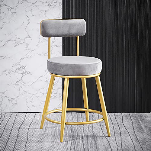LKHGTR Bar Height Family Stool Bar Stuhl Barhocker, samt hohe Barstühle Moderne gepolsterte Barhöhe Stuhl mit Rücken/Fußstütze, Küchenhocker für Insel/Heimbar/Esszimmer/Esszimmer/Made in China LKHGTR Bar Height Family Stool Bar Stuhl Barhocker, samt hohe Barstühle Moderne gepolsterte Barhöhe Stuhl mit Rücken/Fußstütze, Küchenhocker für Insel/Heimbar/Esszimmer/Esszimmer/Made in China von LKHGTR
