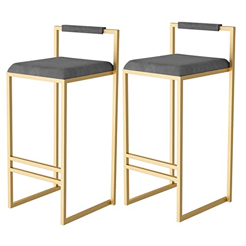 LKHGTR Familienbar Stuhlhocker mit hohem Stuhl Bar Stuhl Set von 2 Quadratmeter Samt Sitz Barstools mit schwarz Made in China LKHGTR Familienbar Stuhlhocker mit hohem Stuhl Bar Stuhl Set von 2 Quadratmeter Samt Sitz Barstools mit schwarz Made in China von LKHGTR