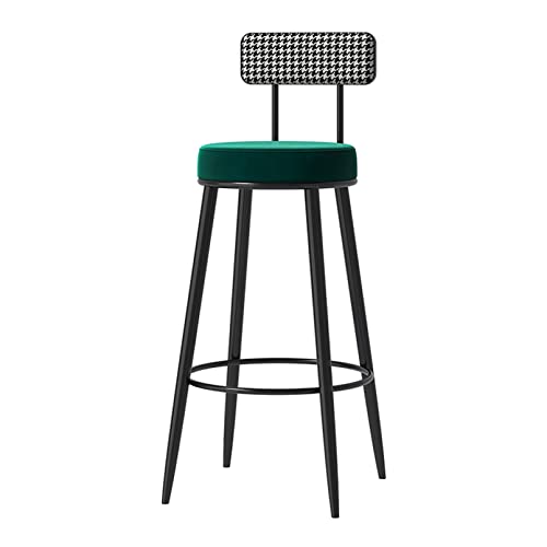 LKHGTR Family Stool Bar Stuhl Barhocker Set 1 Frühstücksküchentischhocker mit Rückenlehne und Metallbeinen, Velvet Bar Stühle Hochhocker für Kücheninseln/Home Bar (Grauhöhe 75 cm Made in China LKHGTR Family Stool Bar Stuhl Barhocker Set 1 Frühstücksküchentischhocker mit Rückenlehne und Metallbeinen, Velvet Bar Stühle Hochhocker für Kücheninseln/Home Bar (Grauhöhe 75 cm Made in China von LKHGTR
