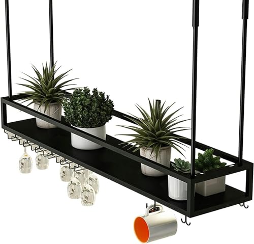 LKHGTR Schwimmendes Weinregal hängende Weinflaschenregal mit Glashalter, Weinprotokoll -Display -Racks Weinlager -Display -Racks Organizer für Weinkeller/Bar, 140 x 25 x 21 cm Made in China LKHGTR Schwimmendes Weinregal hängende Weinflaschenregal mit Glashalter, Weinprotokoll -Display -Racks Weinlager -Display -Racks Organizer für Weinkeller/Bar, 140 x 25 x 21 cm Made in China von LKHGTR