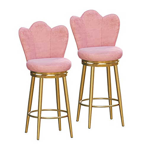 LKHGTR Swivel Bar Stools Bar Höhe von 1/2, Thekenhöhe Barstools mit Fußstütze & Rücken, Samtpolsterung mit Goldener Metallbasis, Barstuhl für Küchenfrühstück Pub Café Theke Ho Made in China LKHGTR Swivel Bar Stools Bar Höhe von 1/2, Thekenhöhe Barstools mit Fußstütze & Rücken, Samtpolsterung mit Goldener Metallbasis, Barstuhl für Küchenfrühstück Pub Café Theke Ho Made in China von LKHGTR