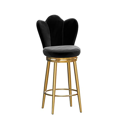 LKHGTR Swivel Bar Stools Bar Höhe von 1/2, Thekenhöhe Barstools mit Fußstütze & Rücken, Samtpolsterung mit Goldener Metallbasis, Barstuhl für Küchenfrühstück Pub Café Theke Ho Made in China LKHGTR Swivel Bar Stools Bar Höhe von 1/2, Thekenhöhe Barstools mit Fußstütze & Rücken, Samtpolsterung mit Goldener Metallbasis, Barstuhl für Küchenfrühstück Pub Café Theke Ho Made in China von LKHGTR