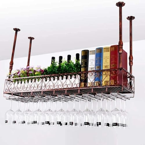 LKHGTR Weinregalwand, montiertes Eisen Weinglas Rack Doppelte, Schicht Speicherverstellbare Decke Retro -Wand, montiertes Flaschenhalter Weinregal für Haushaltsbronze, 150 * 25 cm Made in China LKHGTR Weinregalwand, montiertes Eisen Weinglas Rack Doppelte, Schicht Speicherverstellbare Decke Retro -Wand, montiertes Flaschenhalter Weinregal für Haushaltsbronze, 150 * 25 cm Made in China von LKHGTR