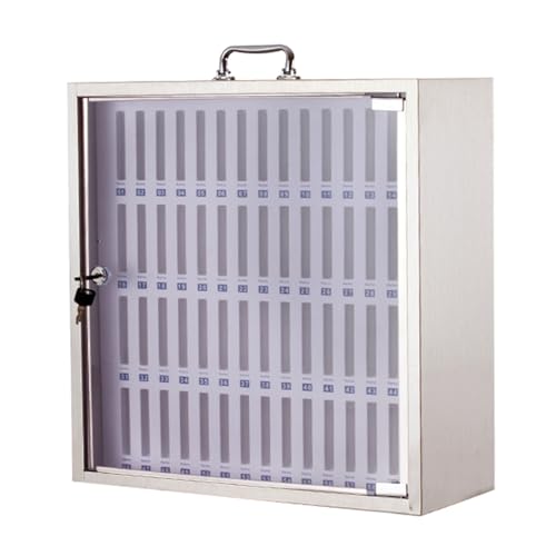 Lagerschrank aus rostfreiem Stahl, mit tragbarem Handle und sanftem innerem, abschließbarem Handyhalter, einem sicheren Organisator mit Nummern, Sephonesschließfach, für die Schule, One Color-60 Made Lagerschrank aus rostfreiem Stahl, mit tragbarem Handle und sanftem innerem, abschließbarem Handyhalter, einem sicheren Organisator mit Nummern, Sephonesschließfach, für die Schule, One Color-60 Made von LKHGTR
