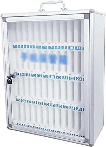 Mobiltelefonschrank 6/12/24 Bit Aluminiumlegierung Mobiltelefon Speicherbox Multi-Space Wall-montiertes Handy Locker, Silver-48-Bit Made in China Mobiltelefonschrank 6/12/24 Bit Aluminiumlegierung Mobiltelefon Speicherbox Multi-Space Wall-montiertes Handy Locker, Silver-48-Bit Made in China von LKHGTR