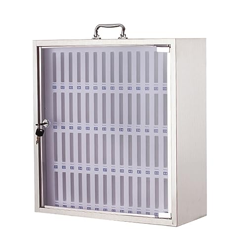 Mobiltelefonspeicherschrank 21/24/36/48/60 Schließbares Metall Mobiltelefon Safer wandmontierter Edelstahl -Telefonspeicherbox, 60, 60 Made in China von LKHGTR