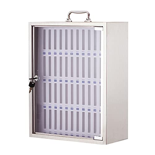 Mobiltelefonspeicherschrank 60 Slots Lockbares Metall -Mobiltelefon Safer Wand montiert Edelstahl -Speicherbox, 48 (40 * 19 * 49 cm) Made in China von LKHGTR