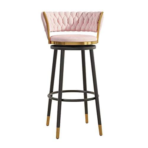 Schwenkfamilie Stuhl Bar Stuhlbarhocker mit Rücken- und Fußstützenschalter -Bar -Stühlen, 360 ° -Metallbarstühle, Vintage Velvet High Stool für Zuhause/Kücheninsel/Frühstück/Frühstück Made in China Schwenkfamilie Stuhl Bar Stuhlbarhocker mit Rücken- und Fußstützenschalter -Bar -Stühlen, 360 ° -Metallbarstühle, Vintage Velvet High Stool für Zuhause/Kücheninsel/Frühstück/Frühstück Made in China von LKHGTR