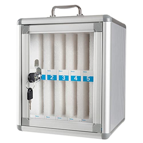 Telefonspeicherschrank wandmontierte Mobiltelefone Storage Cabinet Transparent Mobile Storage Box Workshop Workshop Mitarbeiter Mobiltelefon Locker Lockable Mobile Safe Mobile, Silver-12 Bits Made in Telefonspeicherschrank wandmontierte Mobiltelefone Storage Cabinet Transparent Mobile Storage Box Workshop Workshop Mitarbeiter Mobiltelefon Locker Lockable Mobile Safe Mobile, Silver-12 Bits Made in von LKHGTR
